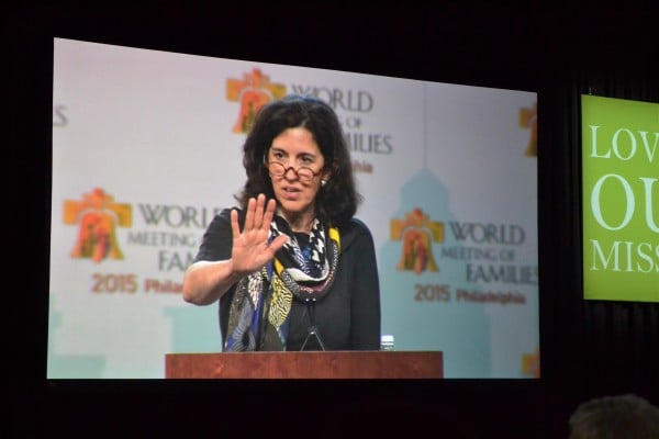 Professor Helen Alvaré gives a keynote during WMF2015. Copyright 2015 Roxane Salonen. All rights reserved.