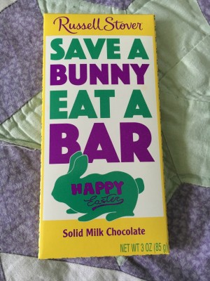 save a bunny eat a bar