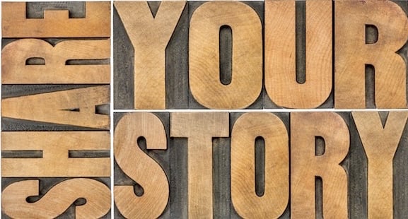 Share Your Story Word Abstract Dollarphotoclub.com)