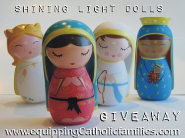 shining light dolls giveaway at equipping catholic families