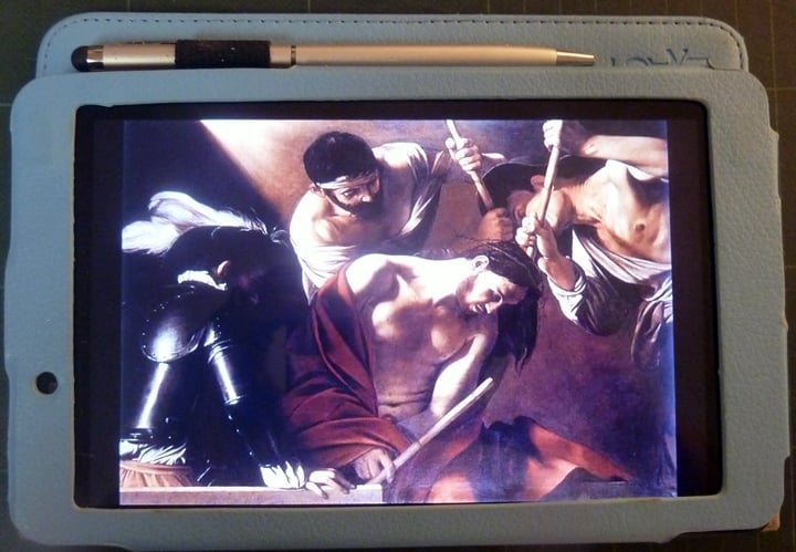sorrowful mysteries on tablet