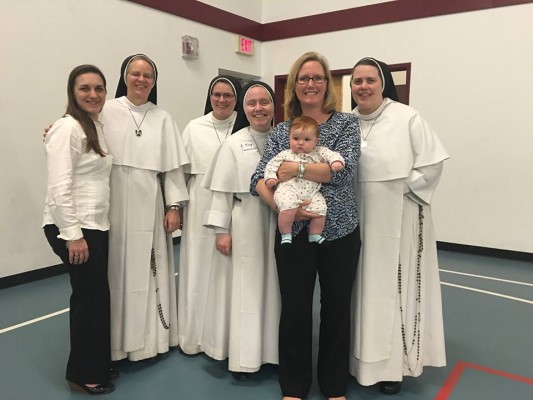 Hanging out with Sr. John Dominic and the Dominican Sisters of Mary Mother of the Eucharist. Copyright 2016 Michele Faehnle