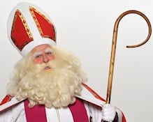 Fr. Joseph wearing the Western Church vestments of St. Nicholas