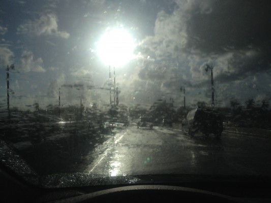 sunshower