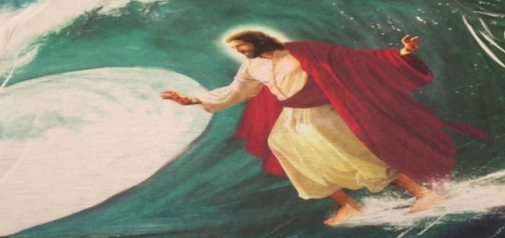 "The Lord is my . . . surfer?" by Kelly Guest (CatholicMom.com)