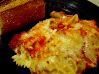 tomato basil artichoke baked pasta