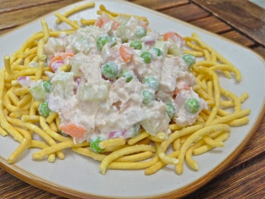 tuna pea salad Barbara Stein