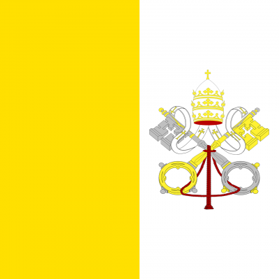 Papal Flag. Image via Pixabay.