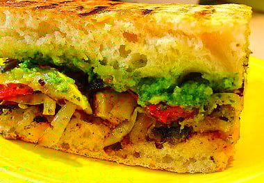 Veggie Sandwich photo by Barbara Stein