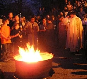 Outside the Easter Vigil, I finally believed.