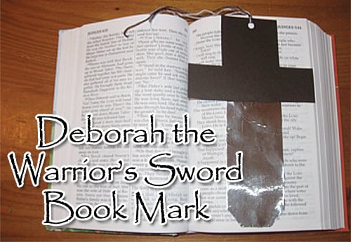 Deborah the Warrior’s Sword Book Mark
