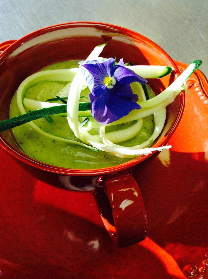 "Meatless Friday: Silky Zucchini Soup" by the Sisters of the Community of Jesus (Orleans, MA) for CatholicMom.com