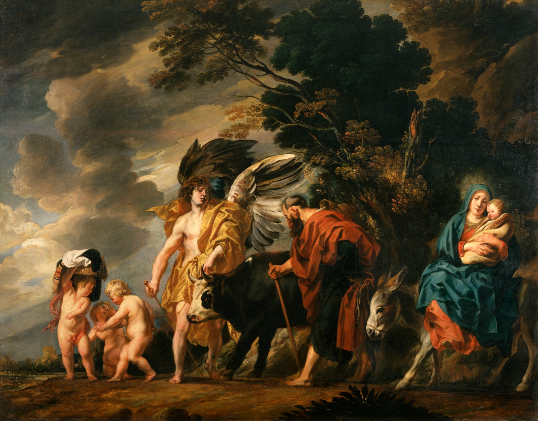 Jacob_Jordaens_the_elder_-_Flight_of_the_Holy_Family_into_Egypt_-_Walters_372368