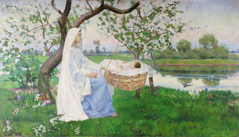 Konstanty_Mańkowski_Matka_Boska_Wiosenna_1894