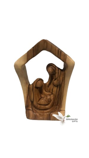 Olive Wood Holy Family