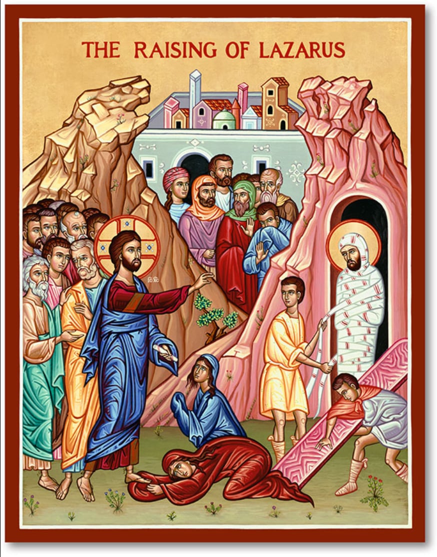Raising of Lazarus-Monastery Icons