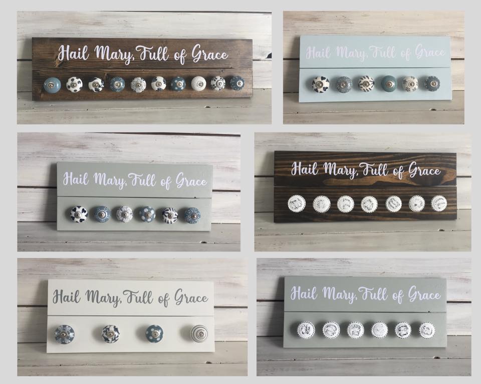 Rosary wall hanger