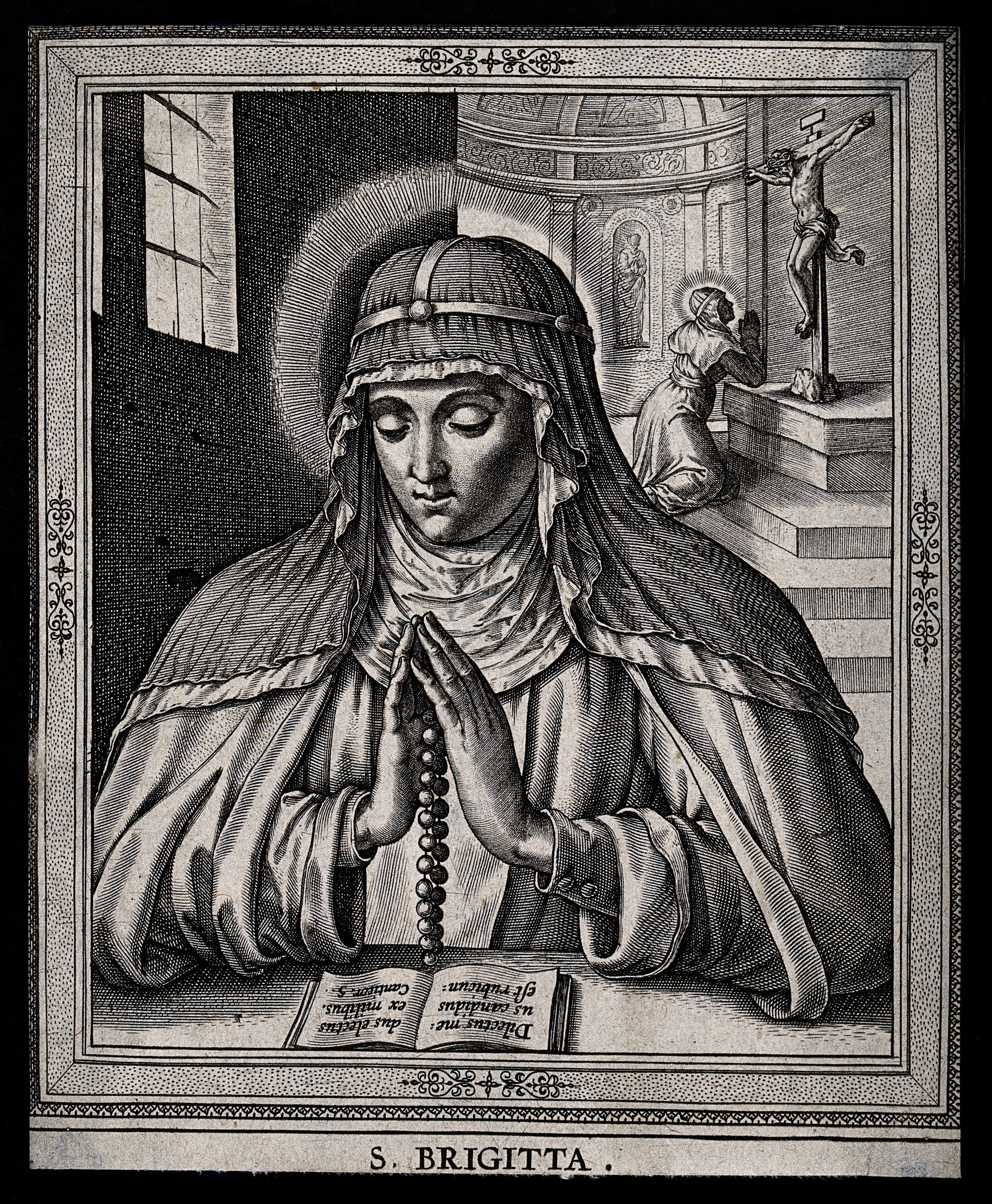 Saint_Bridget_of_Sweden._Line_engraving._Wellcome_V0031747