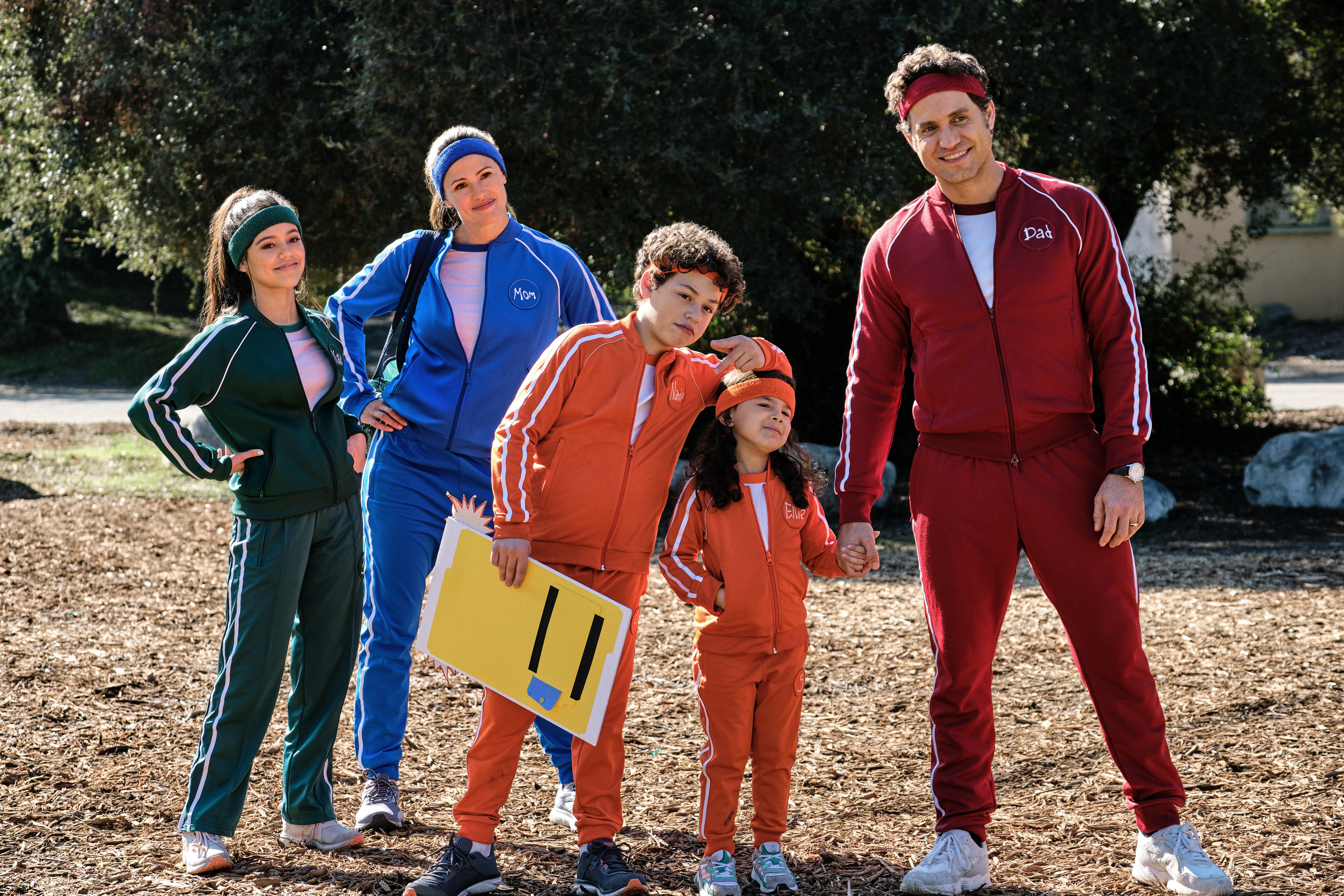 YES DAY: family in running clothes