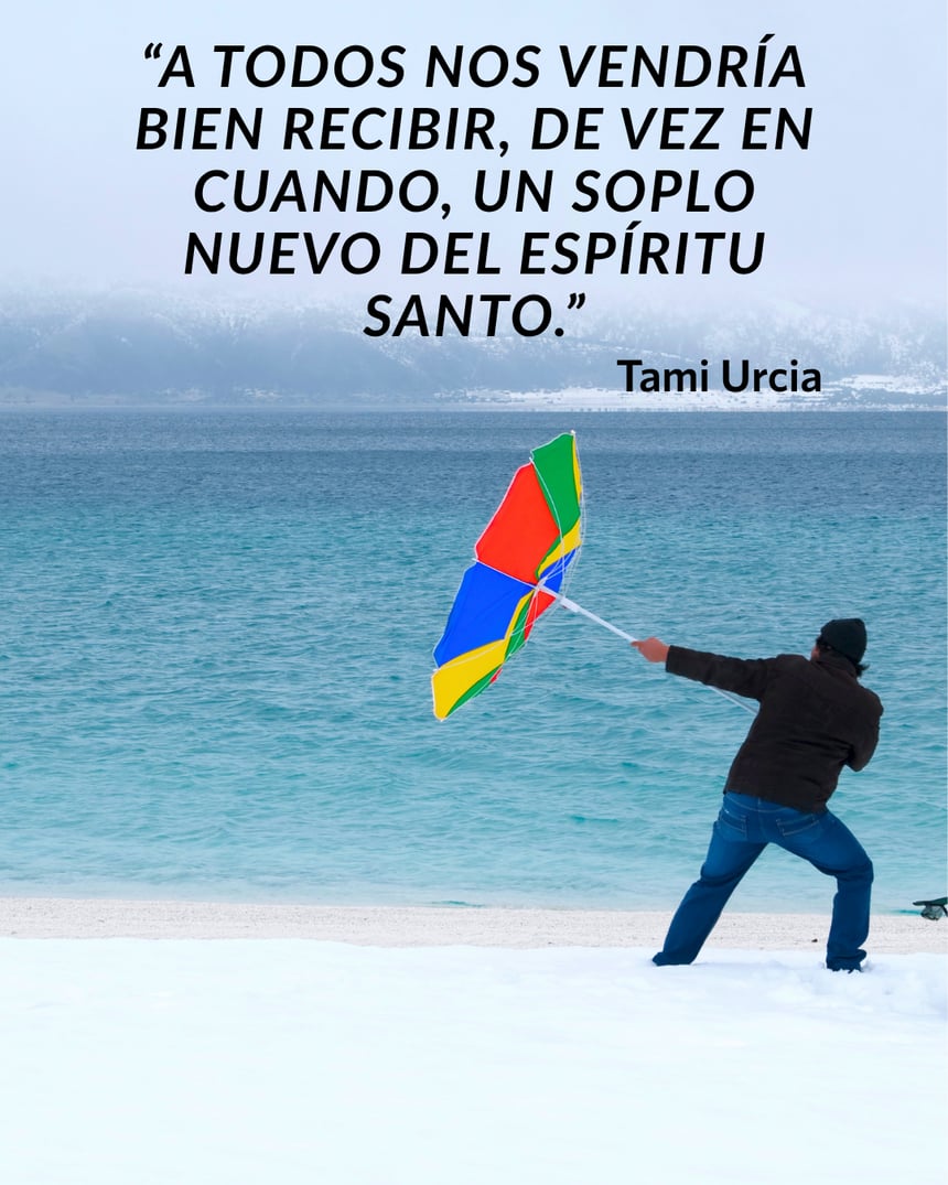 a todos nos vendría bien recibir, de vez en cuando, un soplo nuevo del Espíritu Santo-1